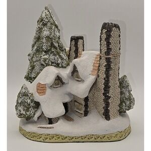 DAVID‎ WINTER COTTAGES "Snow Cottage" 1984 Signed -826